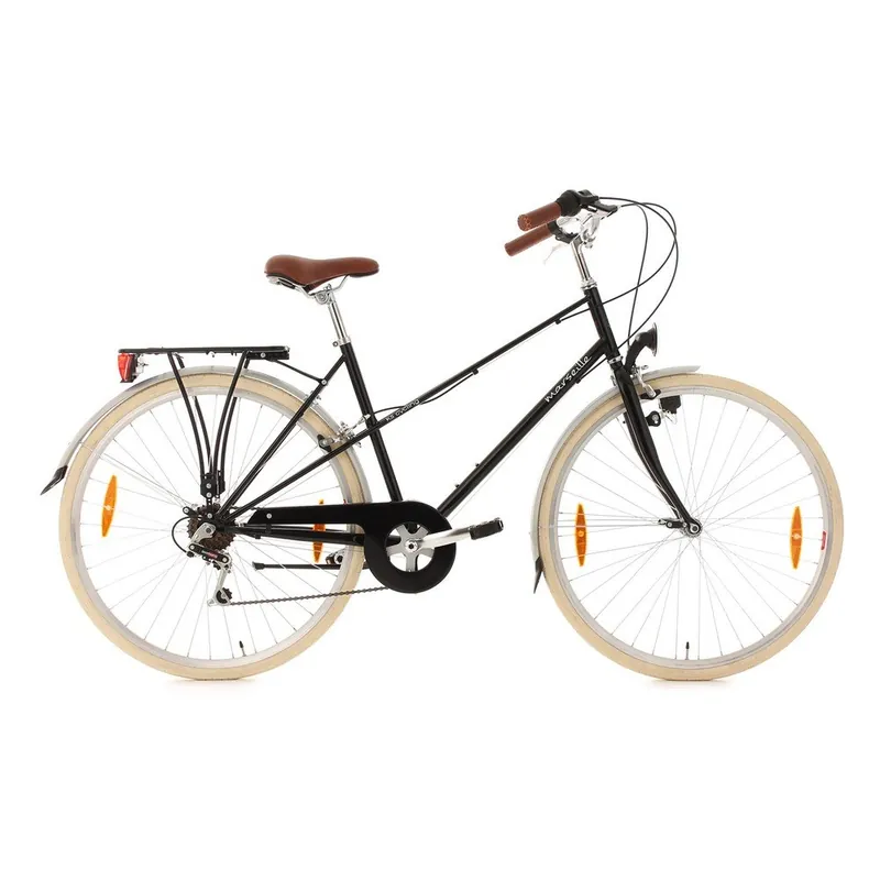 Damski rower City Bike Marseille Black, 28" Bonami Rabat