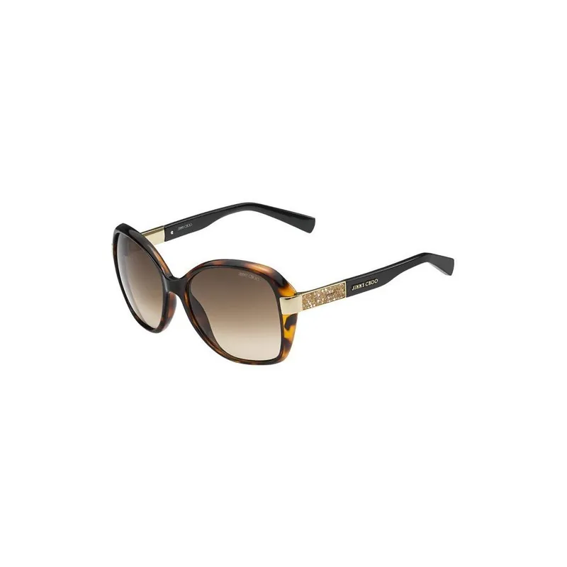 Cena promocyjna Okulary przeciwsłoneczne Jimmy Choo Alana Black/Brown Bonami
