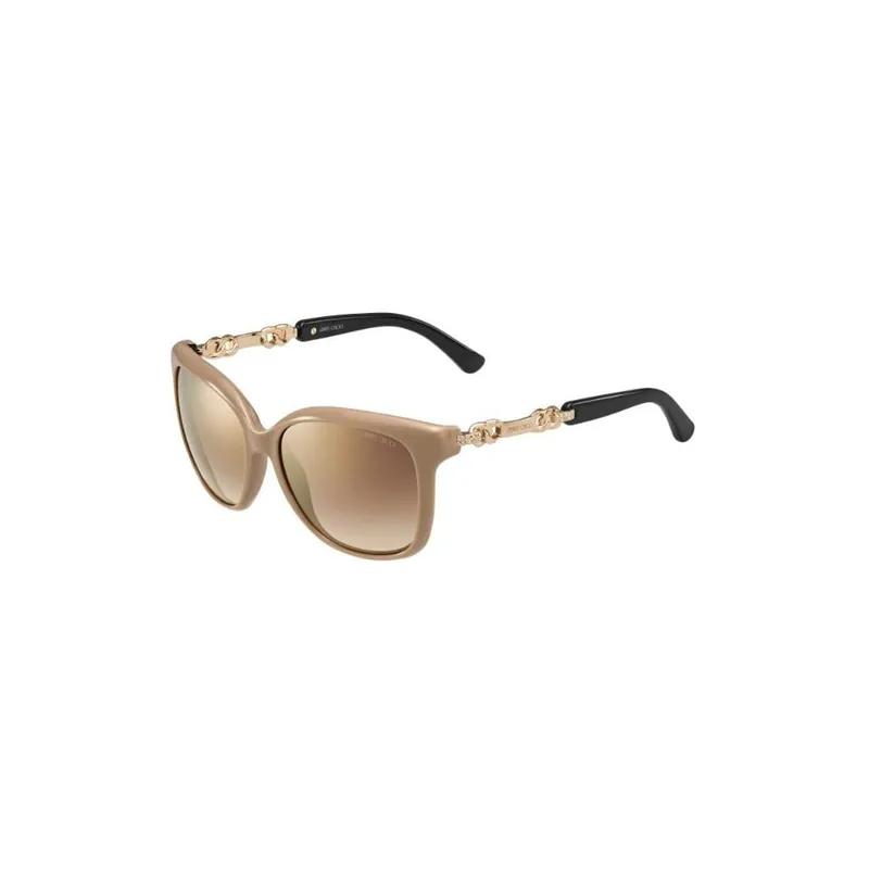 Wyjątkowa oferta Okulary przeciwsłoneczne Jimmy Choo Bella Nude/Brown Bonami