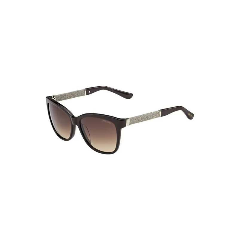 Dostępne od ręki Okulary przeciwsłoneczne Jimmy Choo Cora Glitter/Brown Bonami