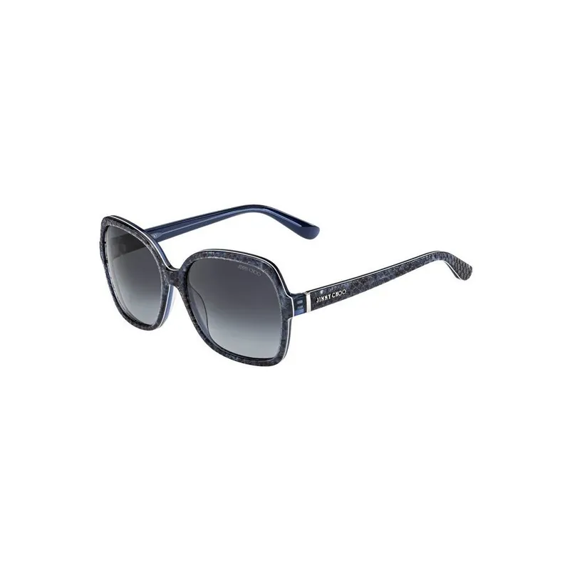 Okulary przeciwsłoneczne Jimmy Choo Lori Python Blue/Grey Bonami Hit sprzedaży