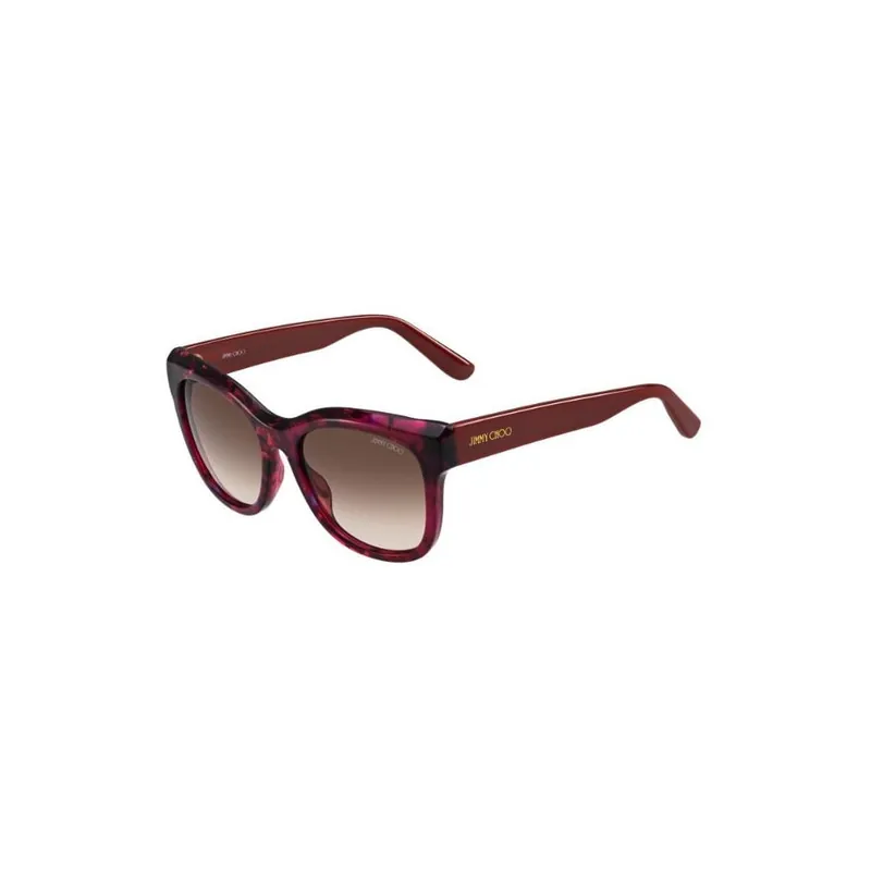 Wyjątkowa oferta Okulary przeciwsłoneczne Jimmy Choo Nuria Burgundy/Brown Bonami