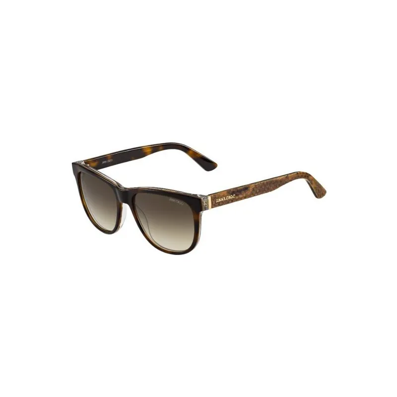 Do wyczerpania zapasów Okulary przeciwsłoneczne Jimmy Choo Rebby Python/Brown Bonami