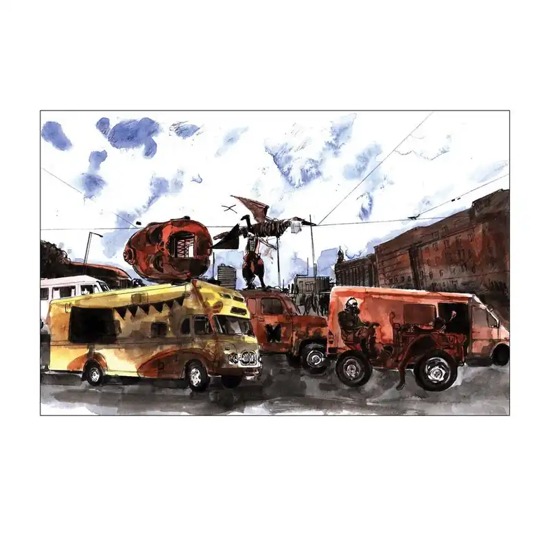 Plakat autorski Toy Box "Korowód", 60x90 cm Bonami Zamów teraz