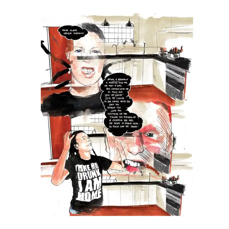 Super okazja Plakat autorski Toy Box "Fuck off my head", 60x80 cm Bonami
