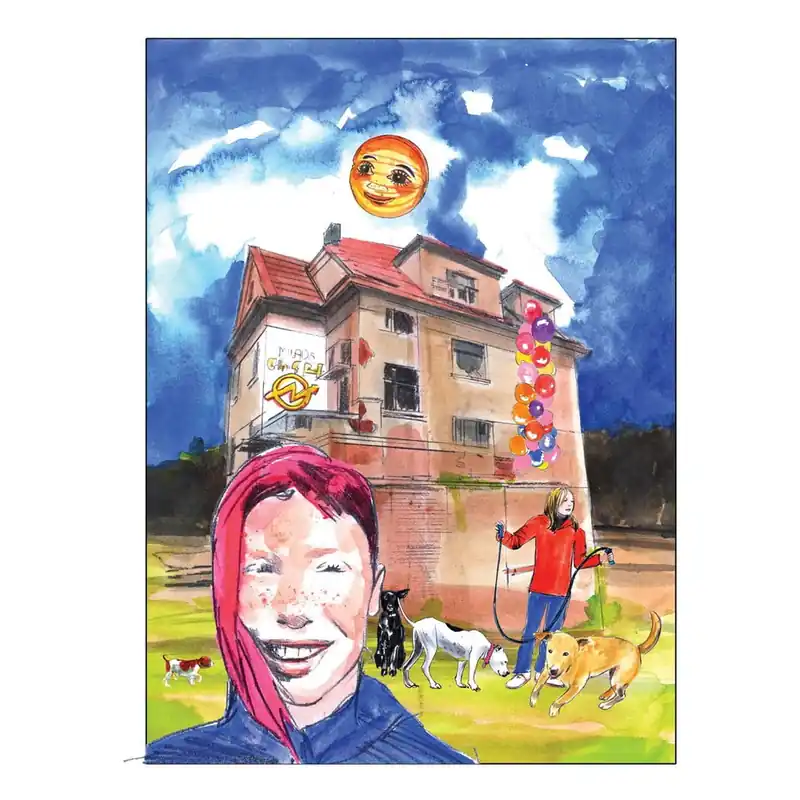 Plakat autorski Toy Box "Aja, Milada i Nikita", 60x45 cm Bonami Rabat