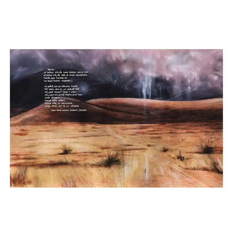 Plakat autorski Toy Box "Dopóki wiesz, czego nie chcesz, masz szansę dostać to, czego chcesz", 60x92 cm Bonami Bestseller