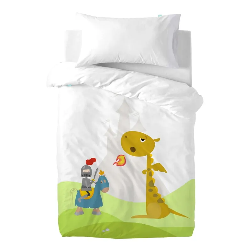 Bawełniana pościel dziecięca z poszewką na poduszkę Mr. Fox Knight, 100x120 cm Bonami Oferta