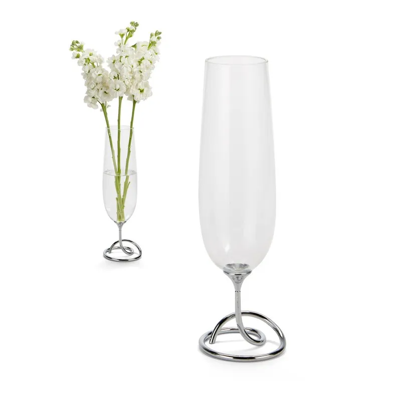 Zniżka Wazon Vase Black + Blum Loop, 30 cm Bonami