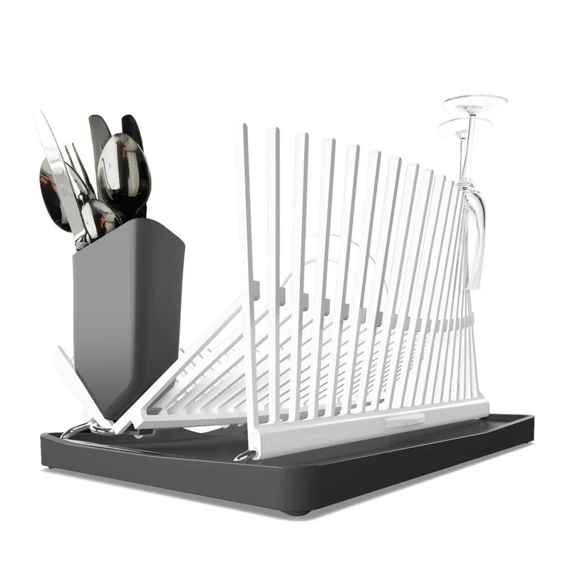 Ociekacz Dish Rack, biały/szary Bonami Dodaj do koszyka