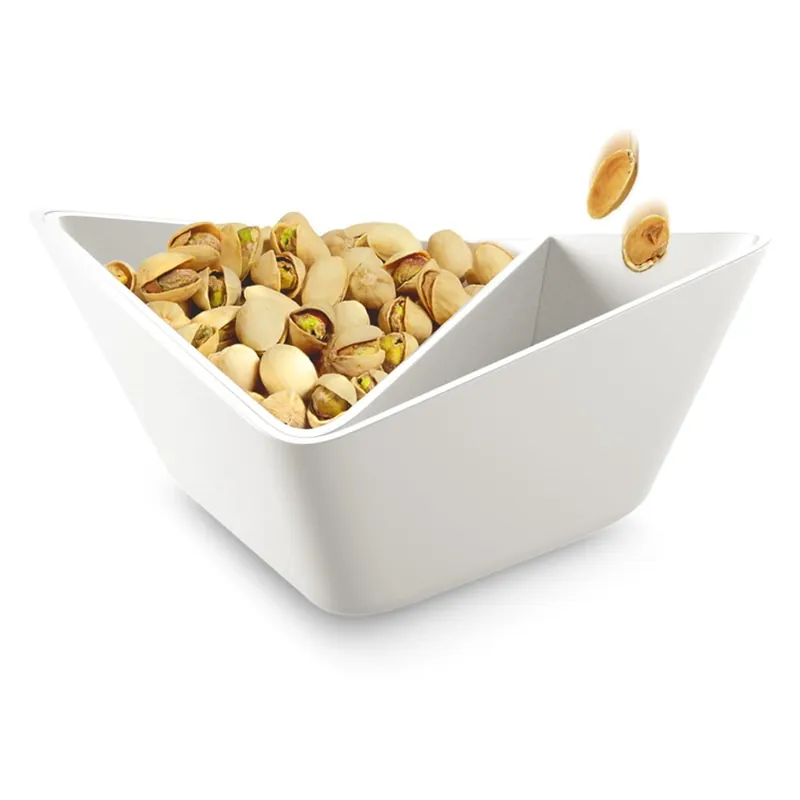 Potrójna miska Nut+Olive Bowl, biała Bonami Wyprzedaż