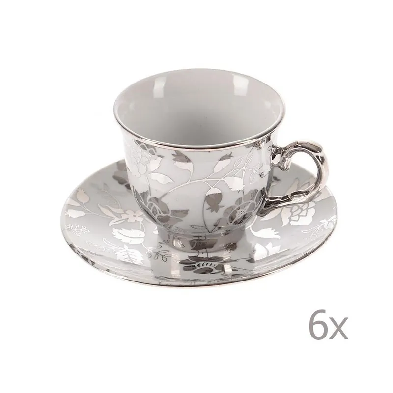 Zestaw filiżanek Silver Coffee, 6 sztuk Bonami Dostępne od ręki