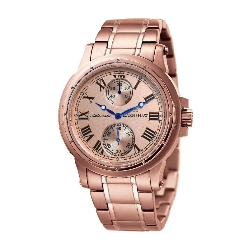 Nie przegap Zegarek męski Thomas Earnshaw Rose Gold/Grey Bonami