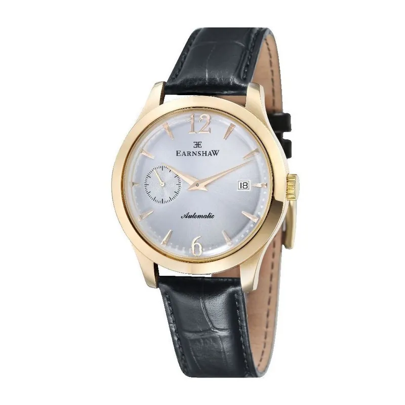 Darmowy zwrot Zegarek męski Thomas Earnshaw Gold/Black Bonami