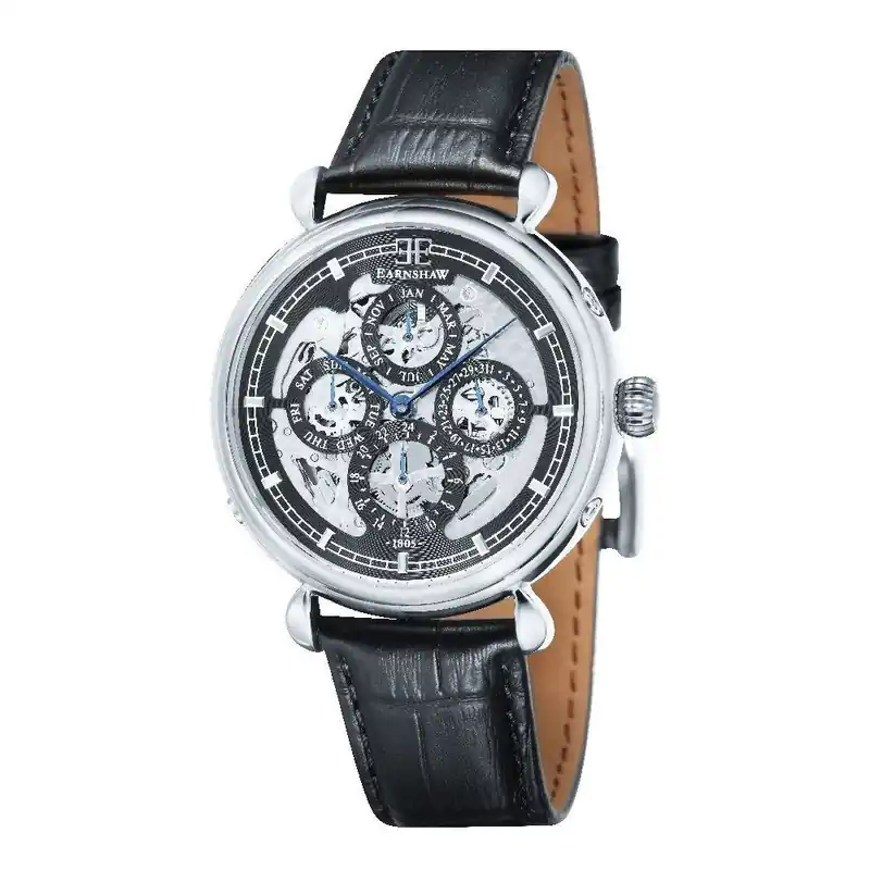 Hit cenowy Zegarek męski Thomas Earnshaw Silver Blue/Black Bonami