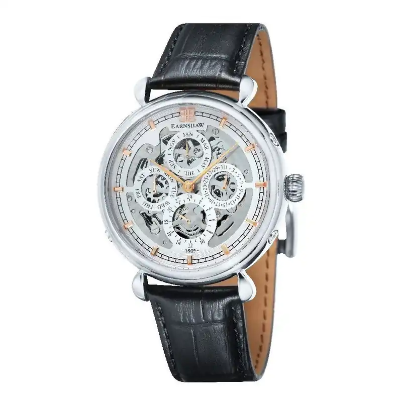 Wyjątkowa oferta Zegarek męski Thomas Earnshaw Black/Silver Gold Bonami