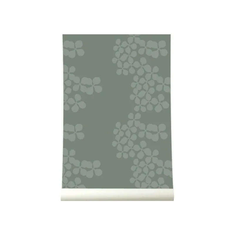 Tapeta Flowerchain Green Bonami Premium