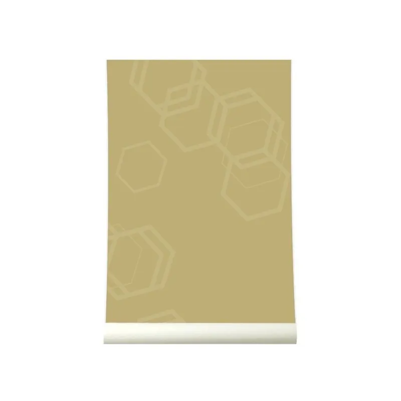 Bezpieczne zakupy Tapeta Hexa Gold Bonami