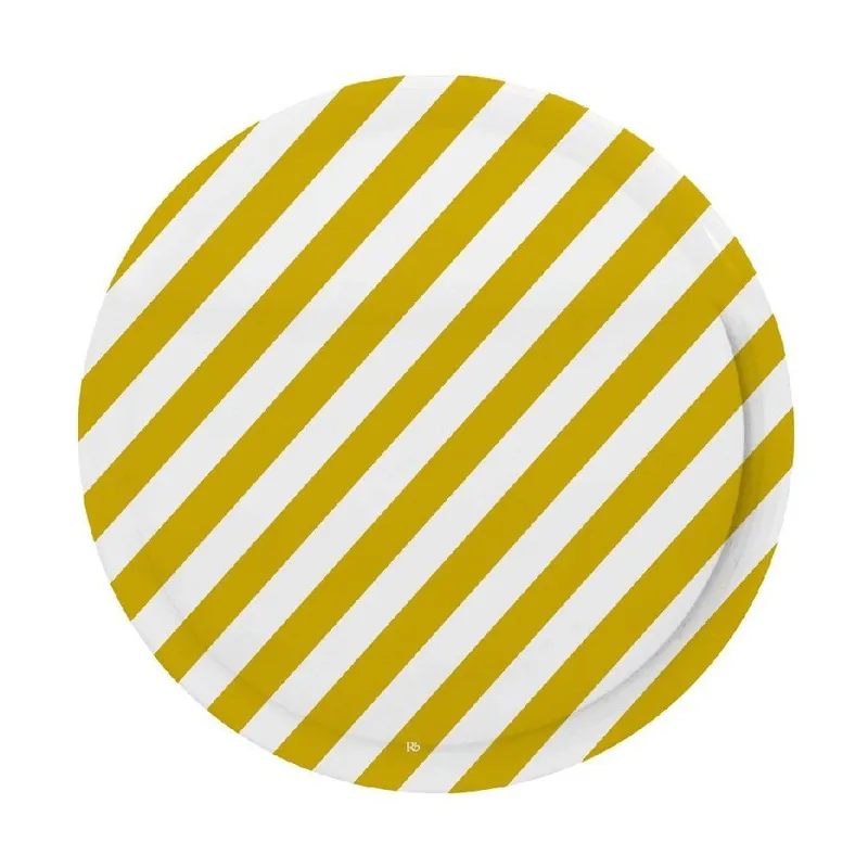 Cena promocyjna Taca Stripes Mustard Bonami