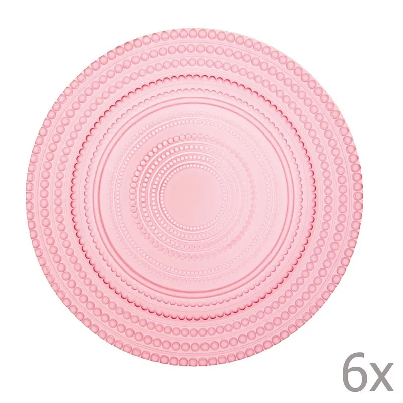 Zestaw 6 talerzyków deserowych Pois Rosa Bonami Nie przegap
