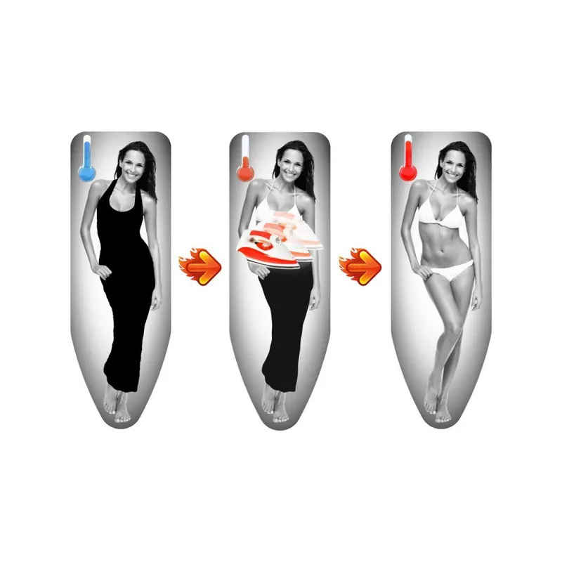 Promocja Pokrowiec na deskę do prasowania z naszywką termiczną Colombo New Scal Magique Woman, 130x50 cm Bonami