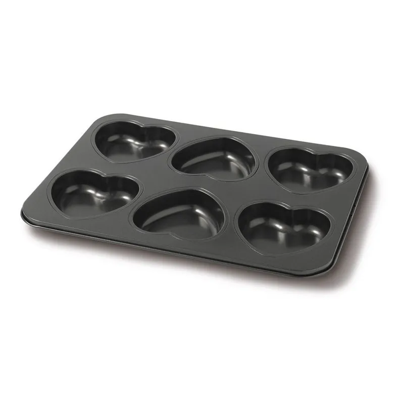 Wyprzedaż Forma na 6 babeczek Mold Hearts Bonami