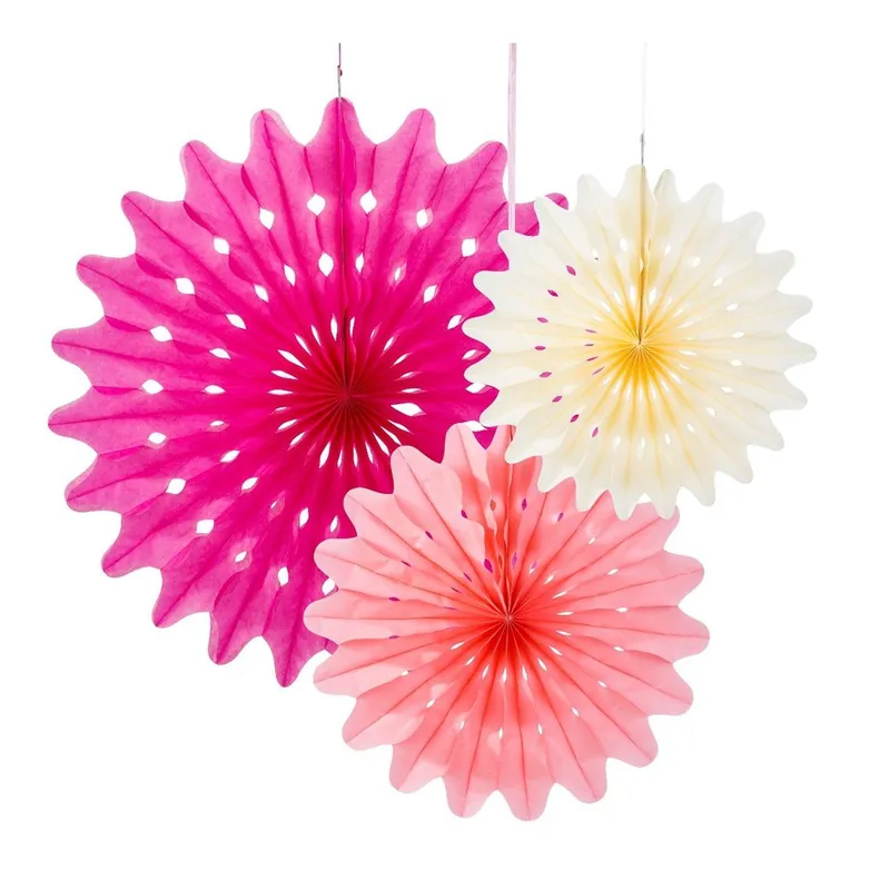 Dekoracje papierowe Fan Blossom, 3 szt. Bonami Bestseller
