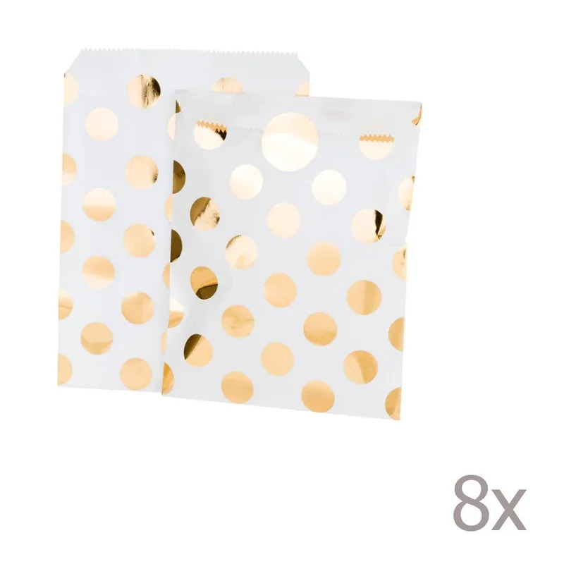 Zestaw 8 papierowych torebek Talking Tables Metalic Bonami Obniżka ceny