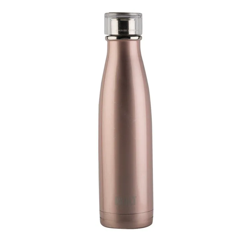 Premium Różowa butelka termiczna ze stali nierdzewnej Creative Tops Bulit, 483 ml Bonami