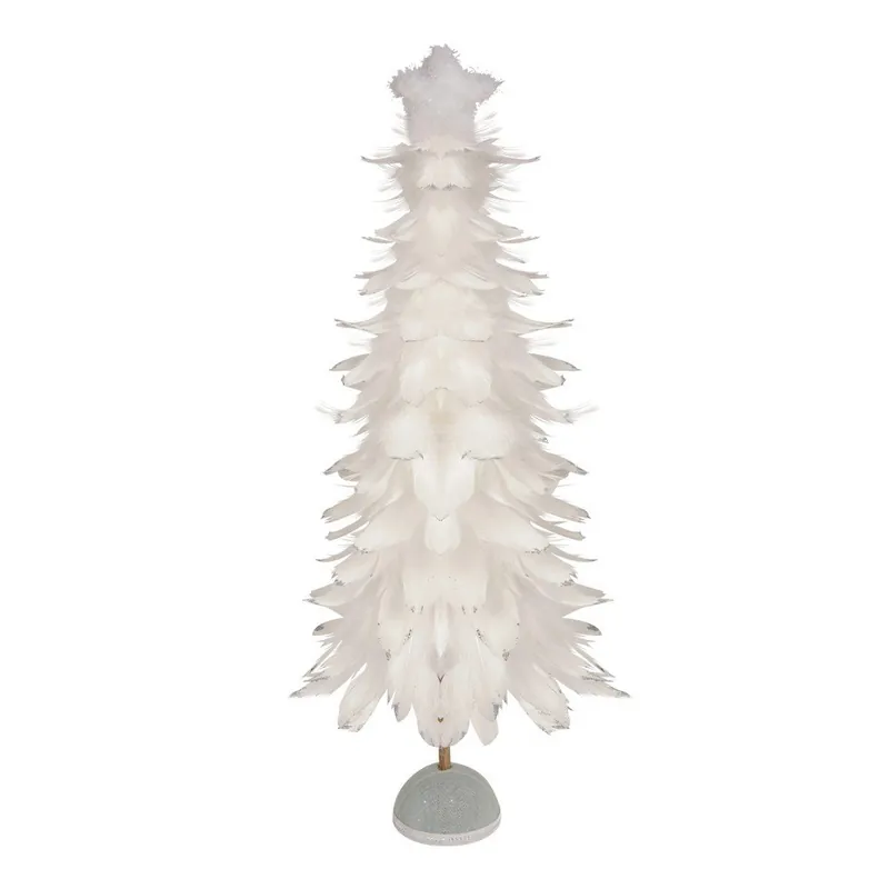 Biała choinka z piór Côté Table White Christmas, 66 cm Bonami Cena promocyjna