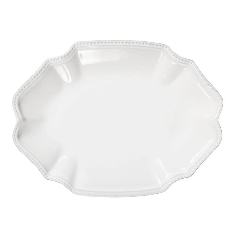 Biały półmisek Côté Table Vallauris, 38,5x27 cm Bonami Ekspresowa dostawa
