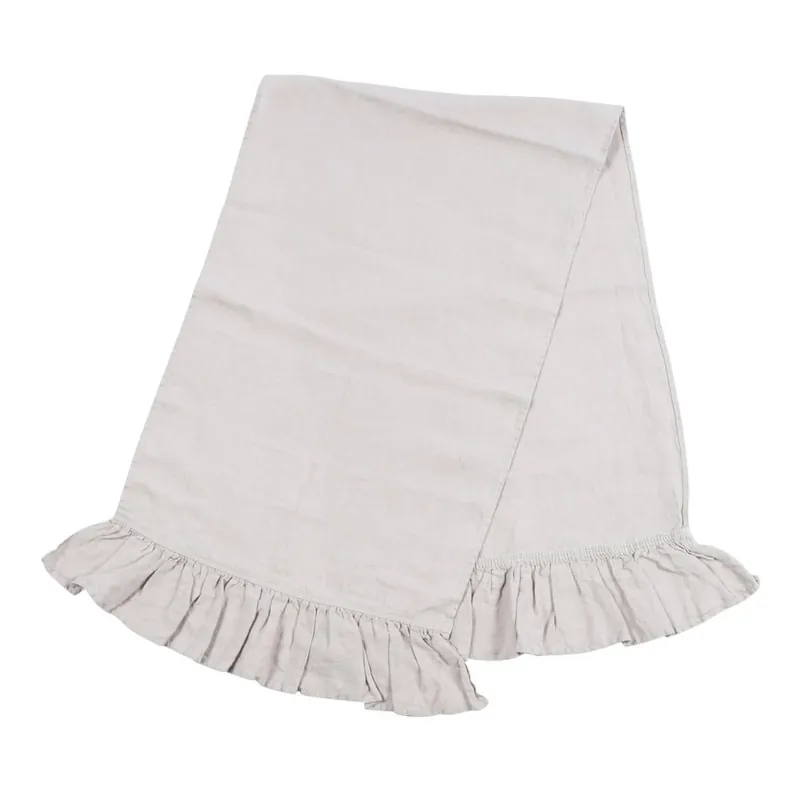 Dodaj do koszyka Jasnoszary bieżnik Côté Table Jupon Light Grey, 150x50 cm Bonami