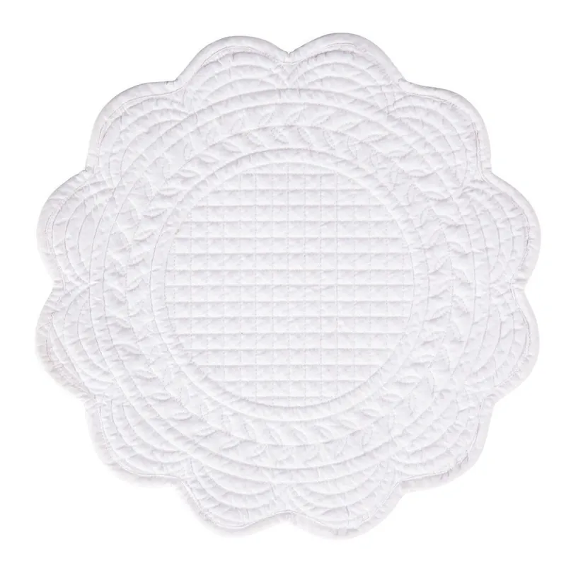 Biała serwetka bawełniana na stół Côté Table Rondo, 42 cm Bonami Popularny
