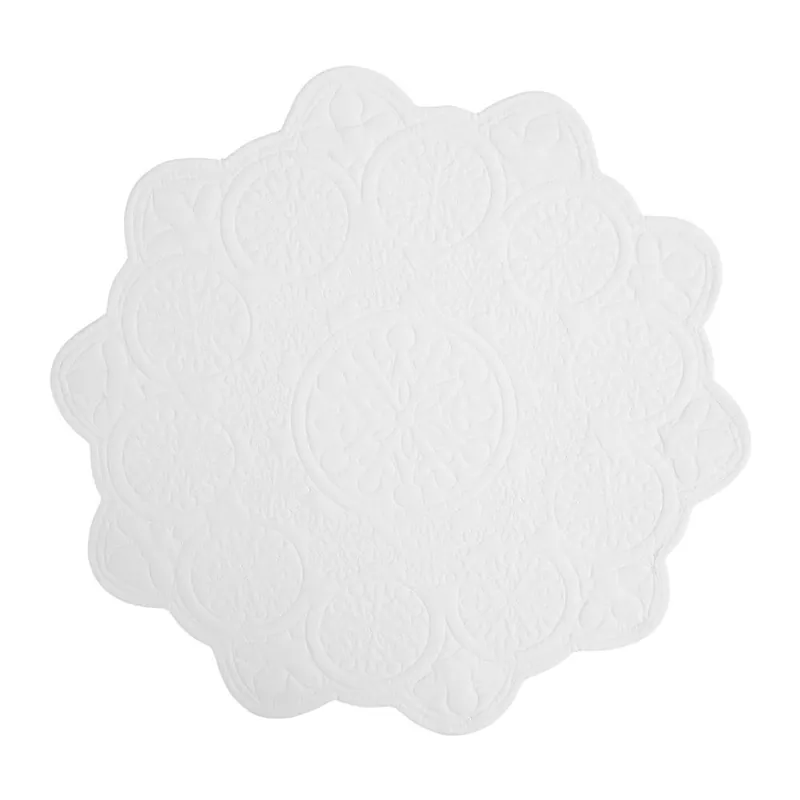 Tani Biała serwetka bawełniana na stół Côté Table Rosace White, 45 cm Bonami
