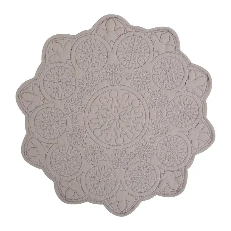 Brązowa serwetka bawełniana na stół Côté Table Rosace Grey, 45 cm Bonami Zamów teraz