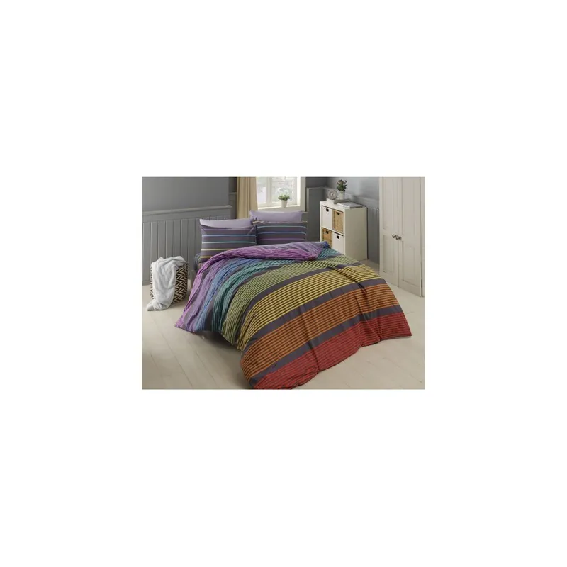 Pościel dwuosobowa z prześcieradłem Linea, 200x220 cm Bonami Wyjątkowa oferta