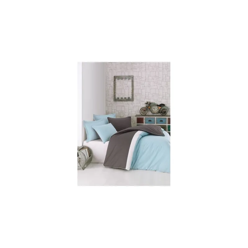 Bawełniana pościel dwuosobowa z prześcieradłem Plain Sport II, 200x220 cm Bonami Szybka dostawa