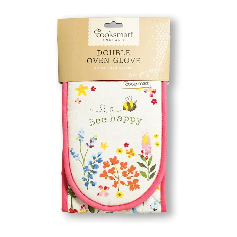 Podwójna rękawica kuchenna Cooksmart ® Flowers Bonami Taniej