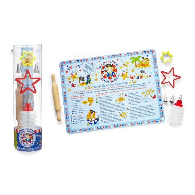 Popularny Dziecięcy zestaw do zdobienia i pieczenia ciastek Cooksmart England Pirate, 8 szt. Bonami