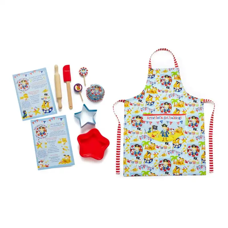Dziecięcy zestaw do pieczenia ciastek z fartuchem kuchennym Cooksmart England Pirate, 9 szt. Bonami Sprawdź teraz