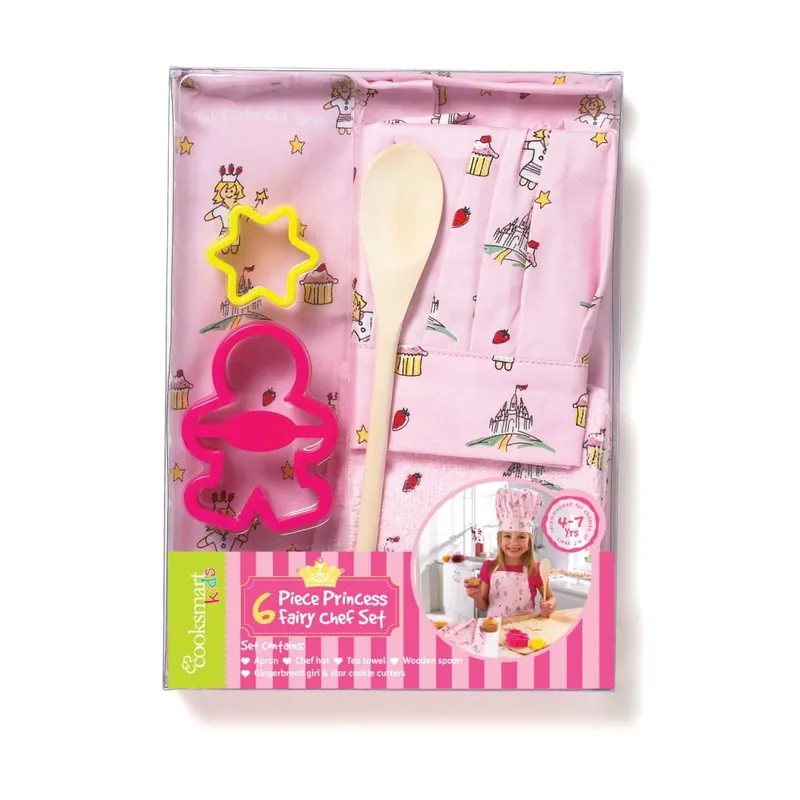 Zestaw do pieczenia pierników z czapka kucharska dla dzieci s kuchařskou čepicí pro děti Cooksmart England Fairy, 6 szt. Bonami Niska cena