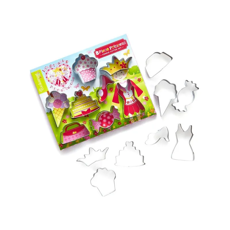 Popularny Zestaw 8 foremek do ciastek Cooksmart ® Princess Cupcake Bonami