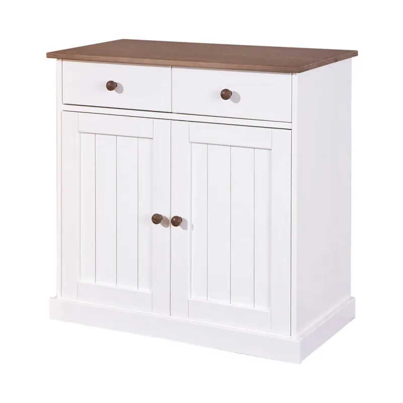 Biała drewniana komoda 2-drzwiowa 13Casa Lione Bonami Oferta limitowana