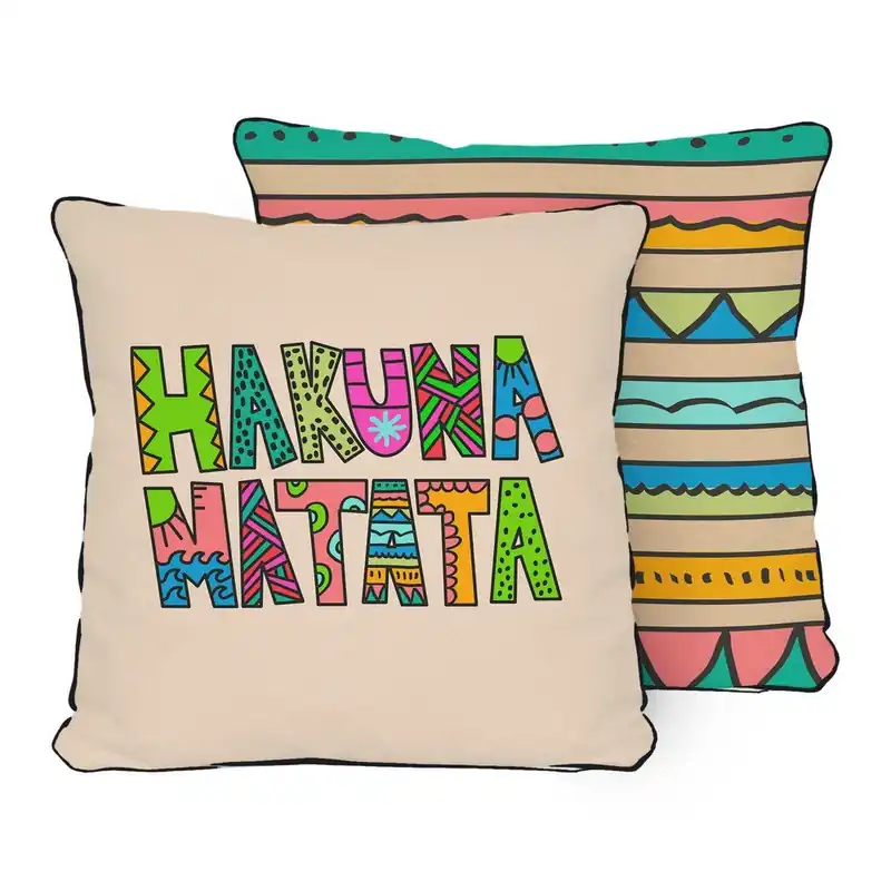 Wyjątkowa oferta Dwustronna poduszka Little Nice Things Hakuna Bonami