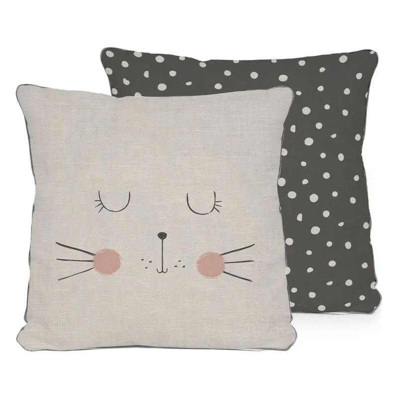 Poduszka dwustronna Little Nice Things Cat, 45x45 cm Bonami Dostępne od ręki