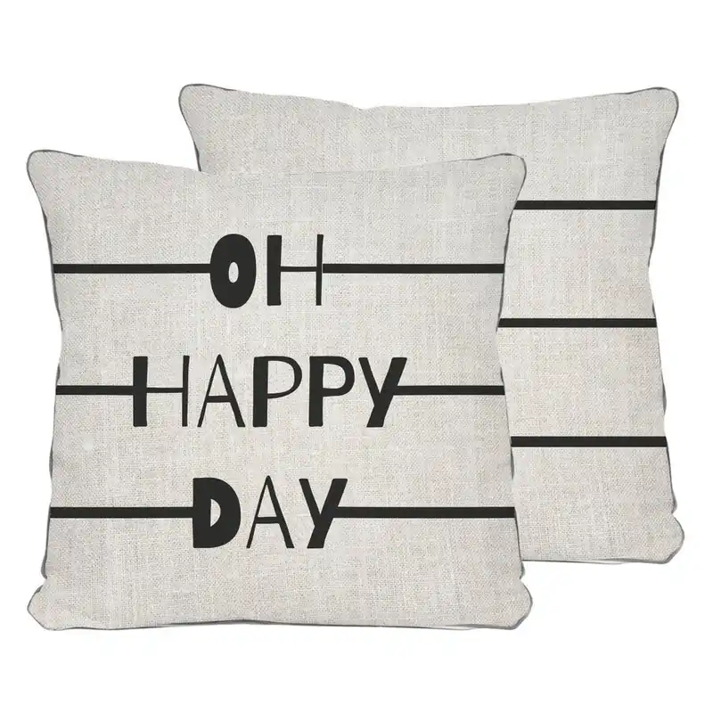 Zniżka Dwustronna poduszka Little Nice Things Oh Happy Day Bonami