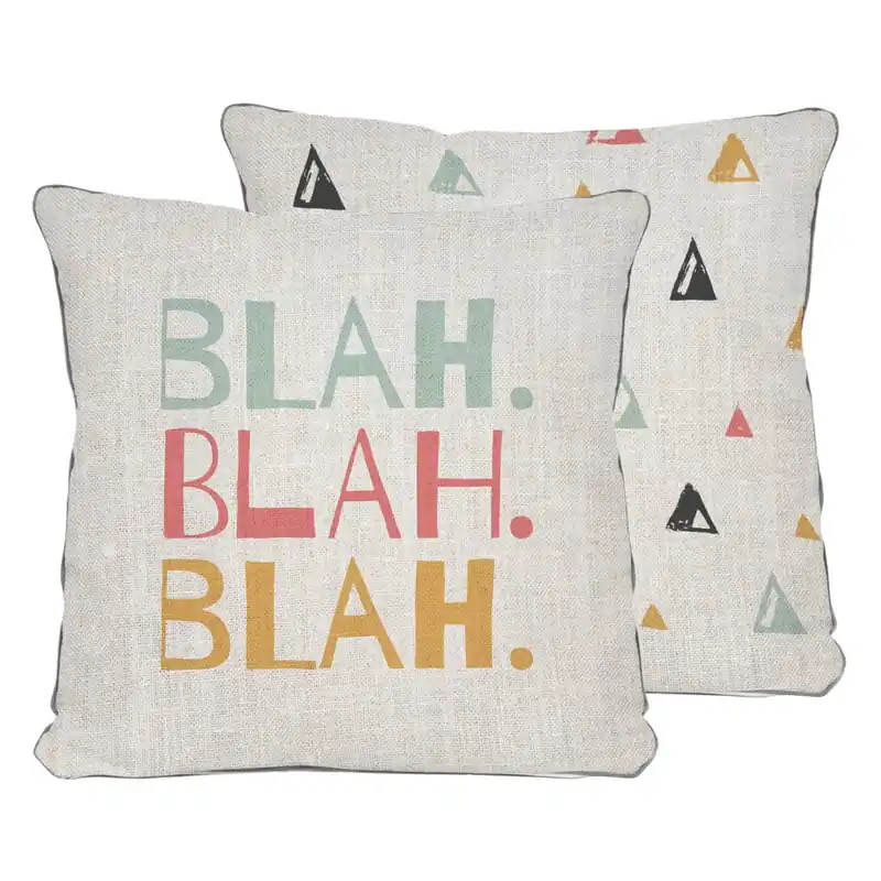Bestseller Dwustronna poduszka Little Nice Things Blah Bonami