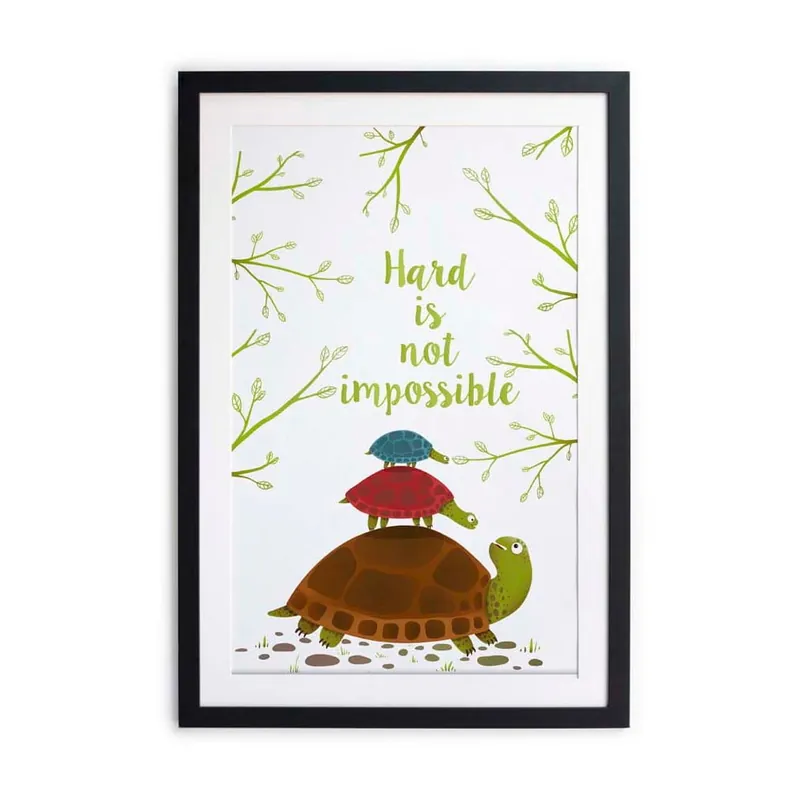 Obraz Little Nice Things Turtles, 40x60 cm Bonami Hit cenowy