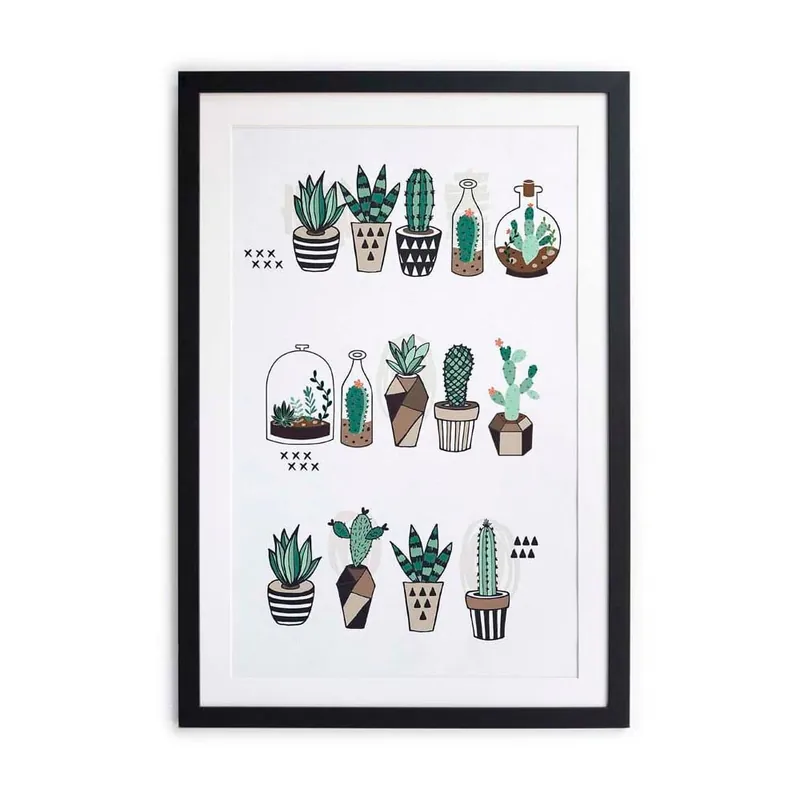 Darmowy zwrot Obraz Little Nice Things Cactus Plants, 40x60 cm Bonami