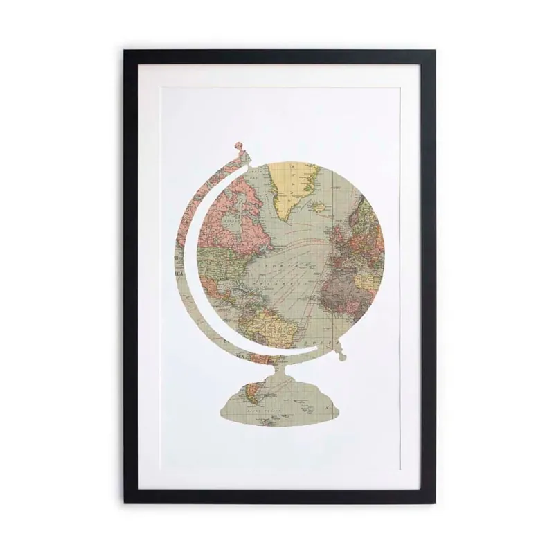 Wysoka jakość Obraz Little Nice Things Globe, 40x60 cm Bonami